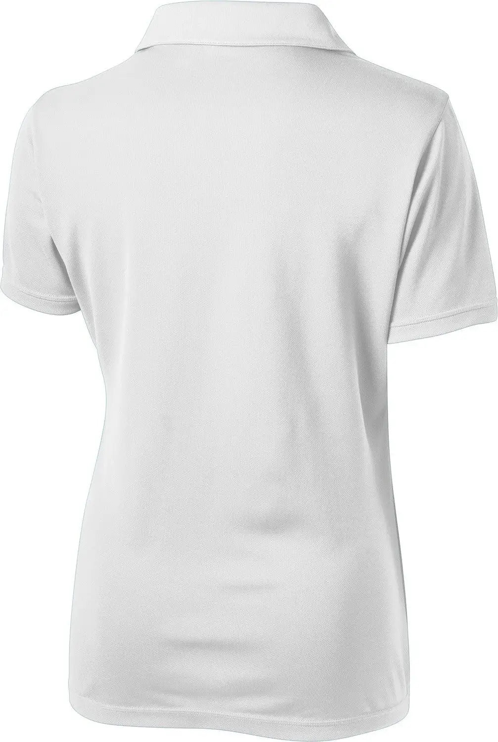 Sport-tek Lst680 Women’s Posicharge Micro-mesh Polo - White