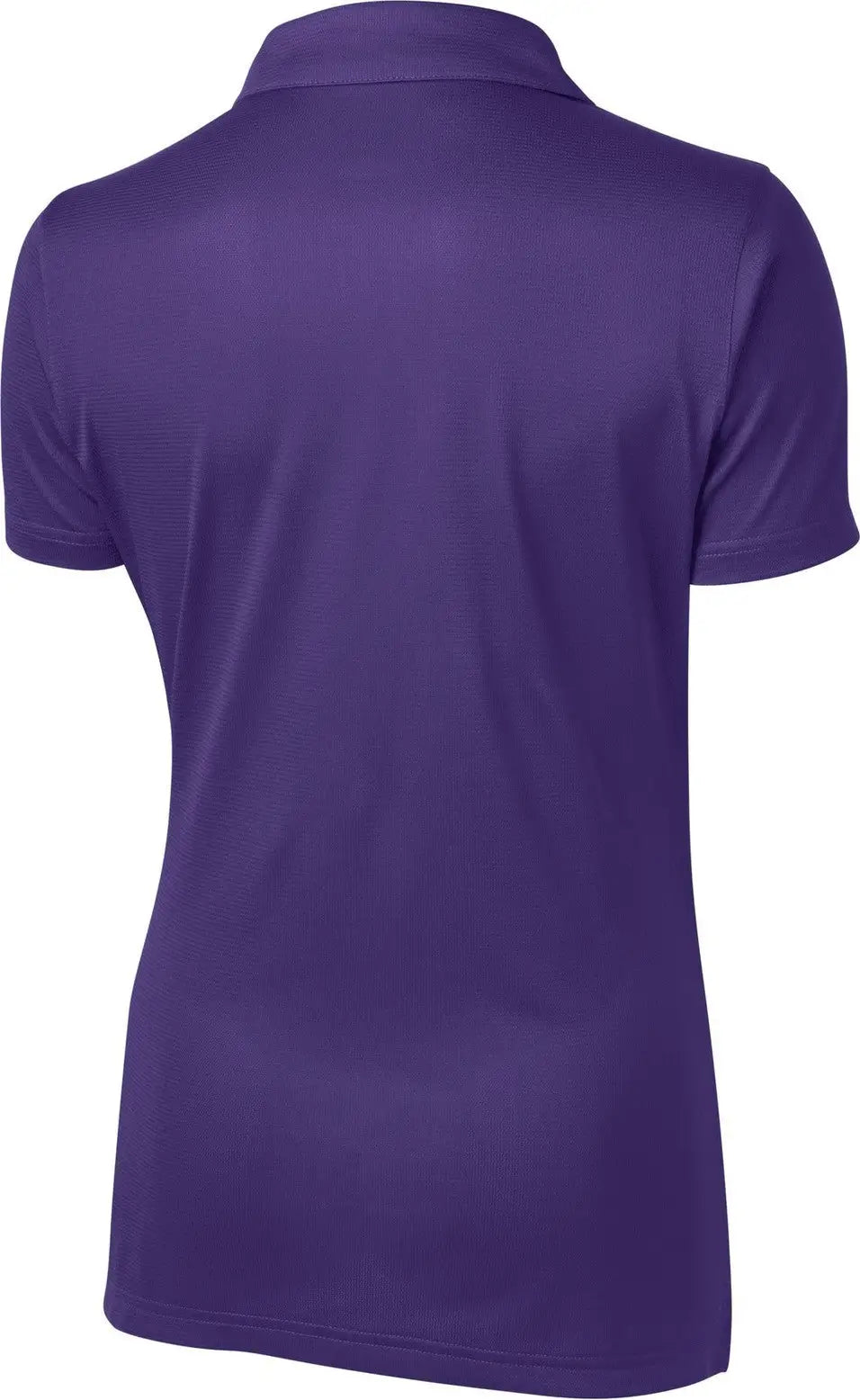 Sport-tek Lst690 Women’s Posicharge Active Textured Polo - Purple - Ladies Xs