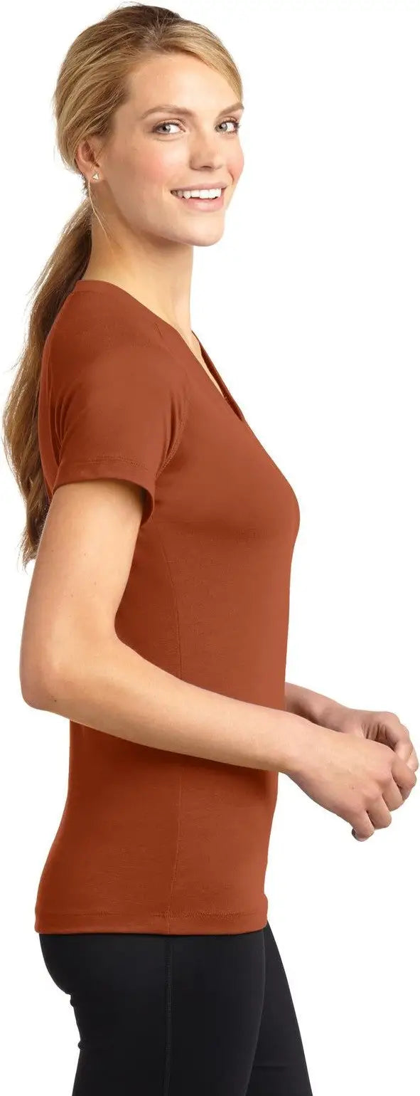 Sport-tek Lst700 Women’s Ultimate Performance V-neck - Texas Orange