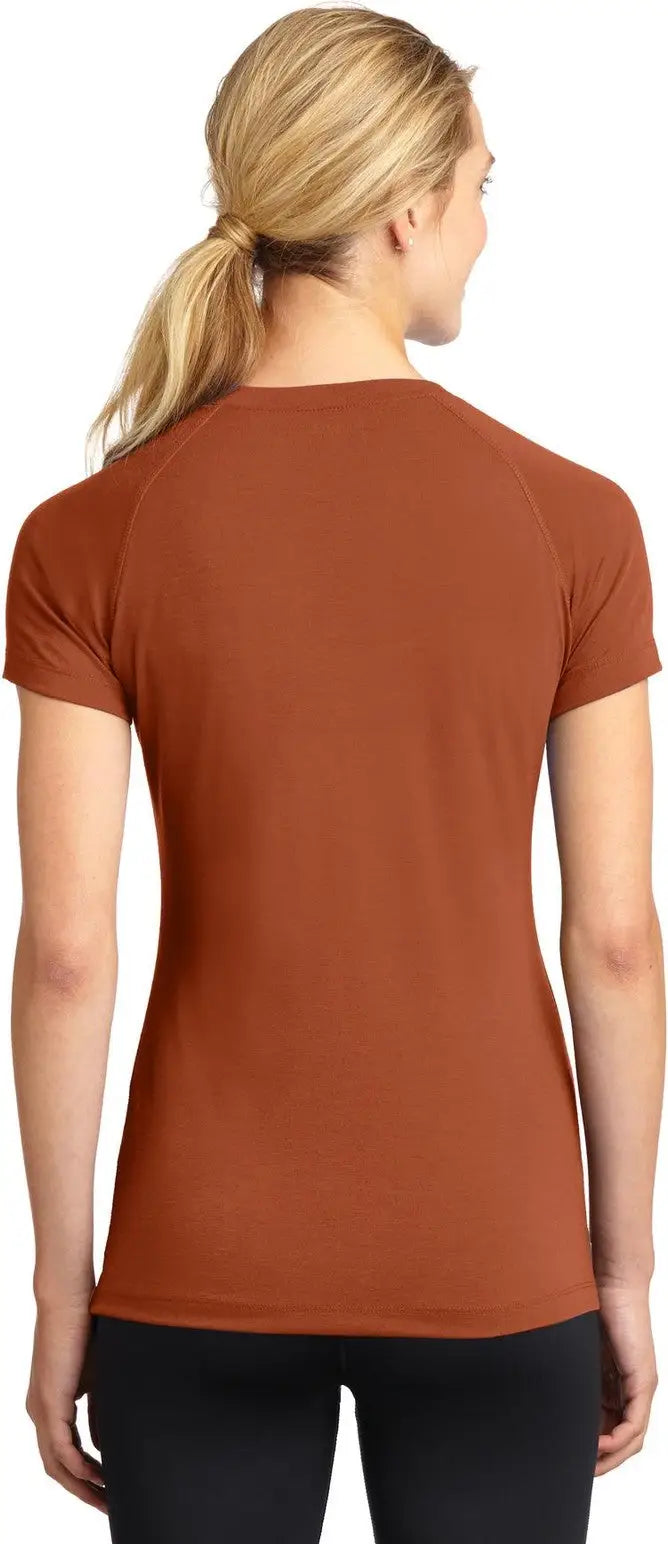Sport-tek Lst700 Women’s Ultimate Performance V-neck - Texas Orange