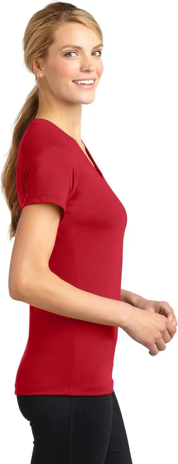 Sport-tek Lst700 Women’s Ultimate Performance V-neck - True Red