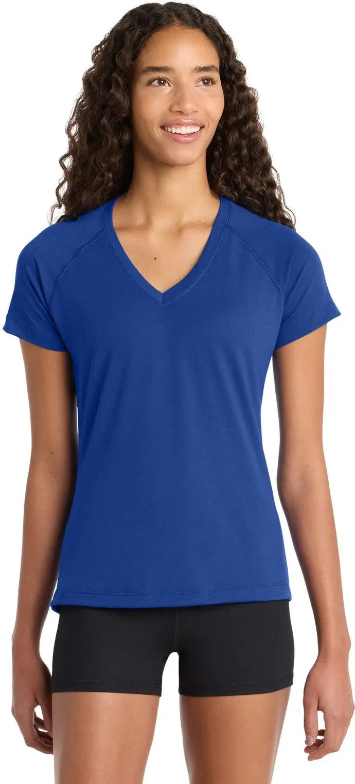 Sport-tek Lst700 Women’s Ultimate Performance V-neck - True Royal
