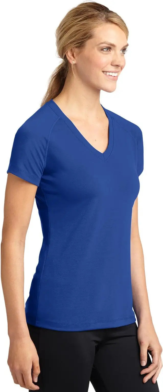 Sport-tek Lst700 Women’s Ultimate Performance V-neck - True Royal