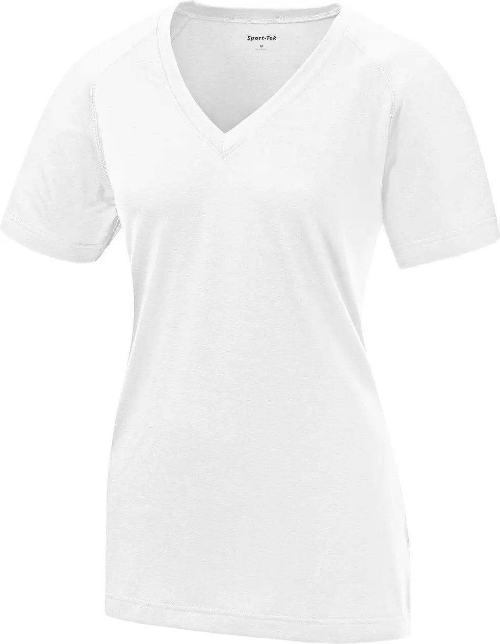 Sport-tek Lst700 Women’s Ultimate Performance V-neck - White