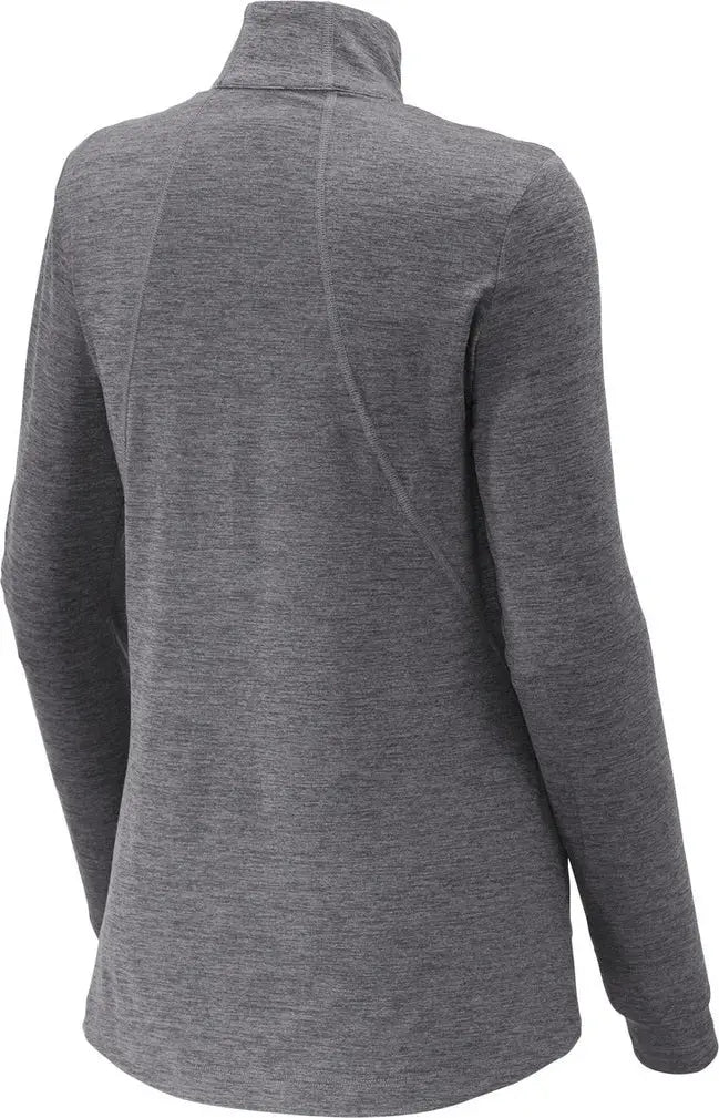 Sport-tek Lst711 Women’s Exchange 1.5 Long Sleeve 1/2-zip - Gray Heather