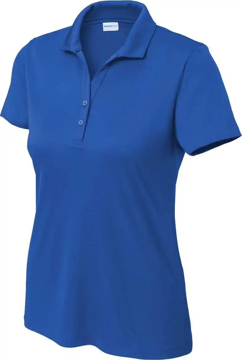 Sport Tek Lst725 Ladies Posicharge Re Compete Polo True Royal