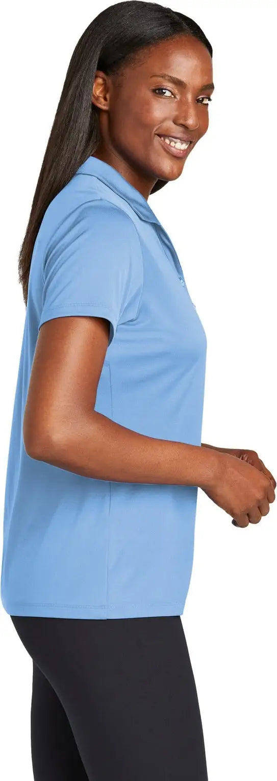 Sport-tek Lst725 Women’s Posicharge Re-compete Polo - Carolina Blue