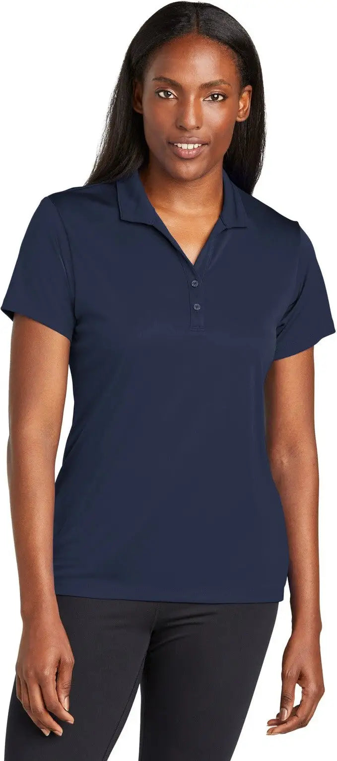 Sport-tek Lst725 Women’s Posicharge Re-compete Polo - True Navy - Ladies Xs