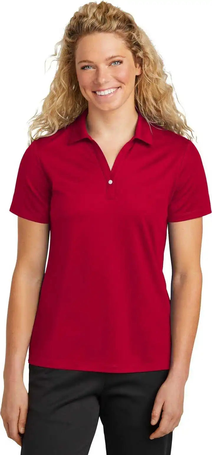 Sport Tek Lst740 Ladies Uv Micropique Polo Deep Red