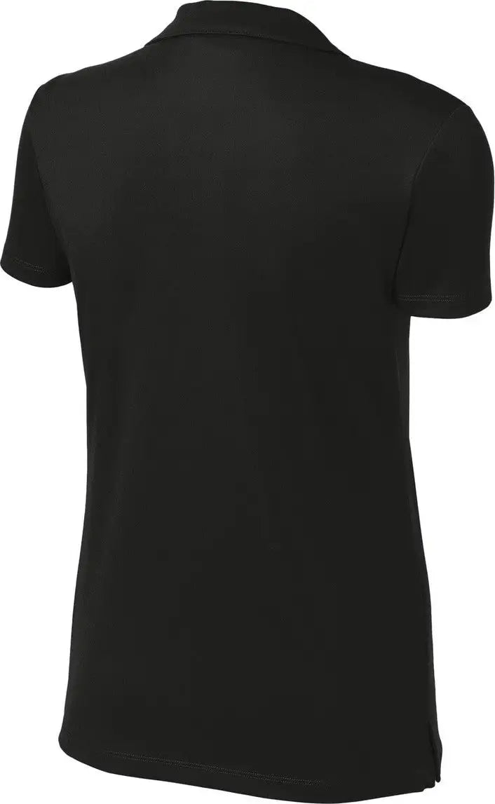 Sport-tek Lst740 Women’s Uv Micropique Polo - Black - Ladies Xs