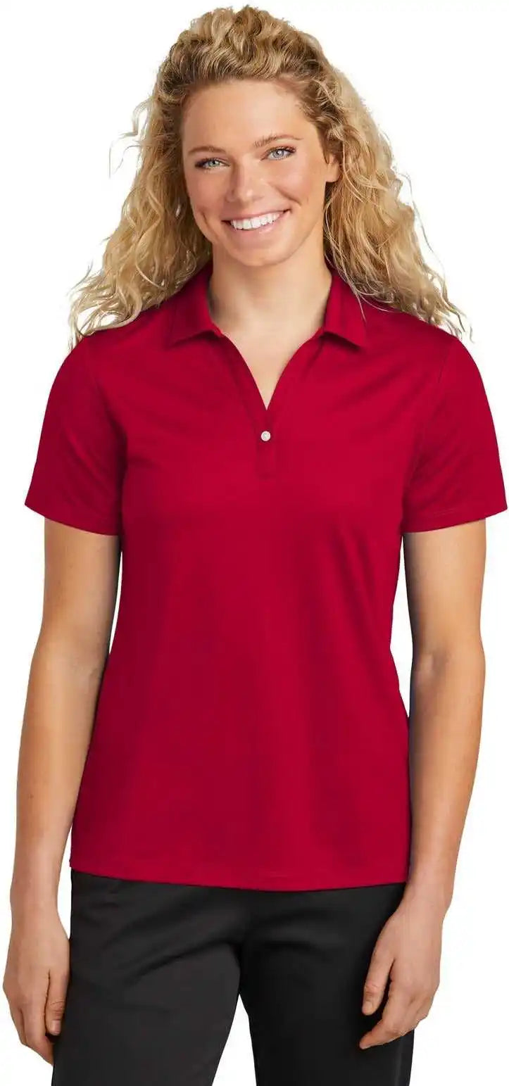Sport-tek Lst740 Women’s Uv Micropique Polo - Deep Red