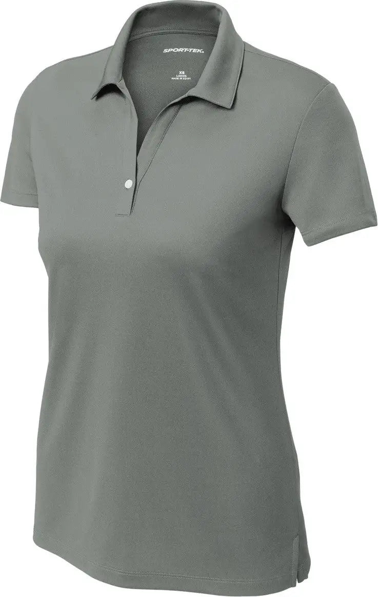 Sport-tek Lst740 Women’s Uv Micropique Polo - Gray Concrete
