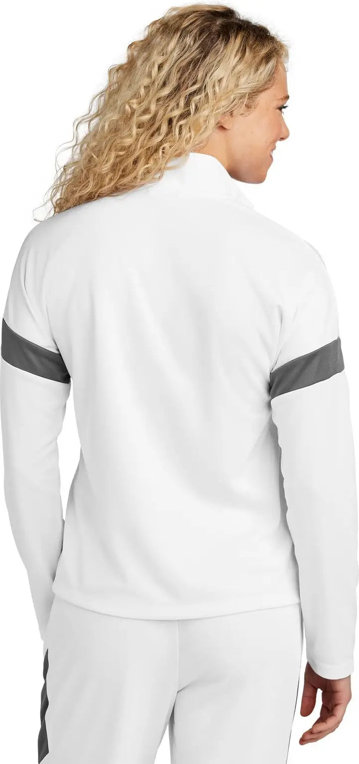 Sport-tek Lst800 Women’s Travel Full-zip Jacket - White Iron Gray