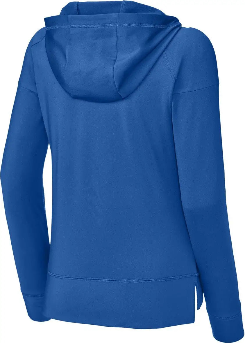 Sport-tek Lst856 Women’s Sport-wick Stretch 1/2-zip Hoodie - True Royal