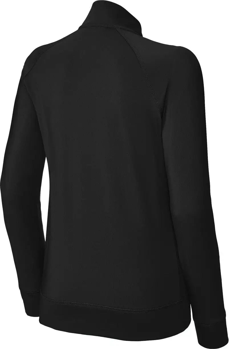 Sport-tek Lst857 Women’s Sport-wick Stretch Full-zip Cadet Jacket - Black - Ladies Xs