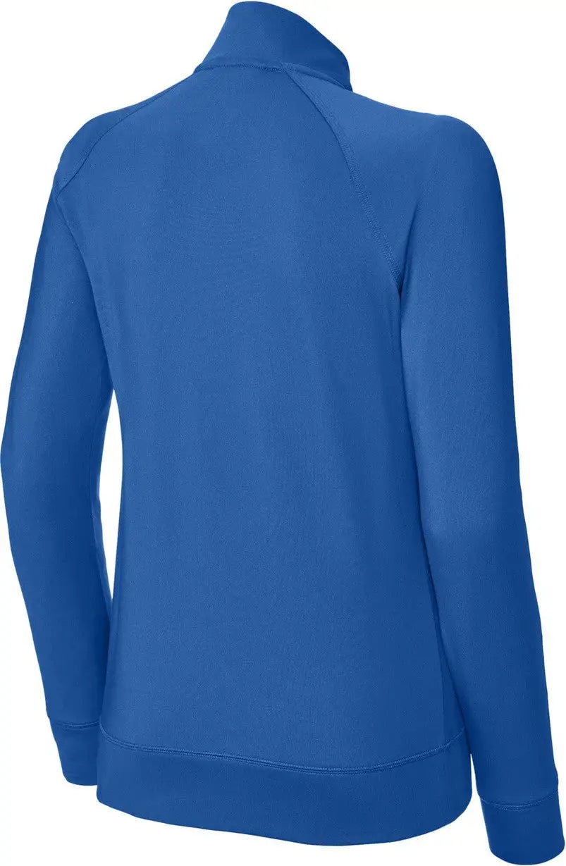 Sport-tek Lst857 Women’s Sport-wick Stretch Full-zip Cadet Jacket - True Royal - Ladies Xs