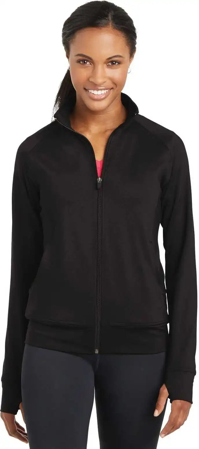Sport-tek Lst885 Ladies Nrg Fitness Jacket - Black