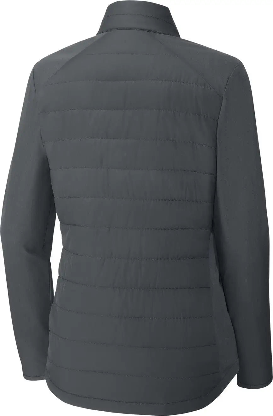 Sport-tek Lst940 Women’s Teknical Hybrid Jacket - Iron Gray