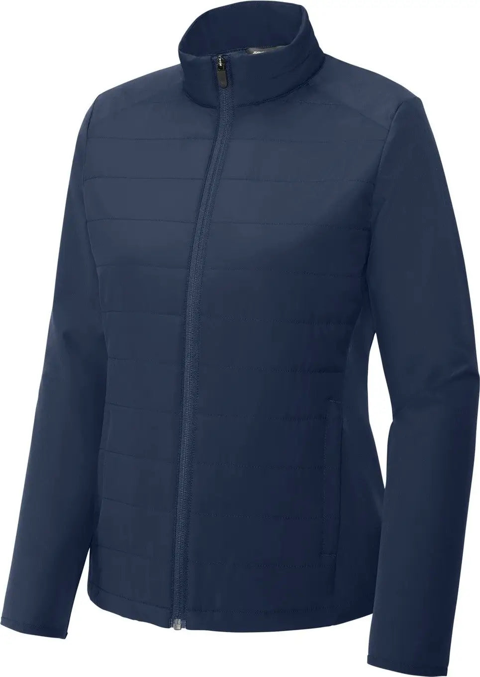 Sport-tek Lst940 Women’s Teknical Hybrid Jacket - True Navy