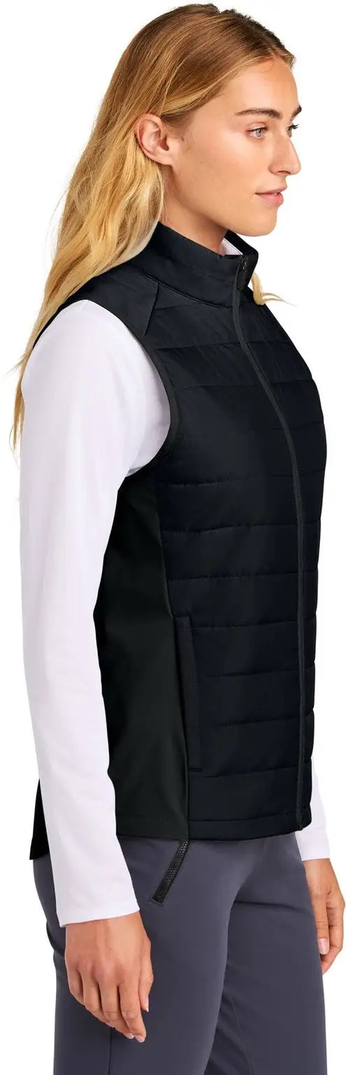 Sport-tek Lst941 Women’s Teknical Hybrid Vest - Black