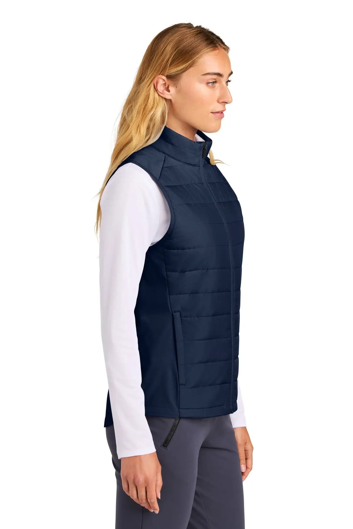 Sport-tek Lst941 Women’s Teknical Hybrid Vest - True Navy