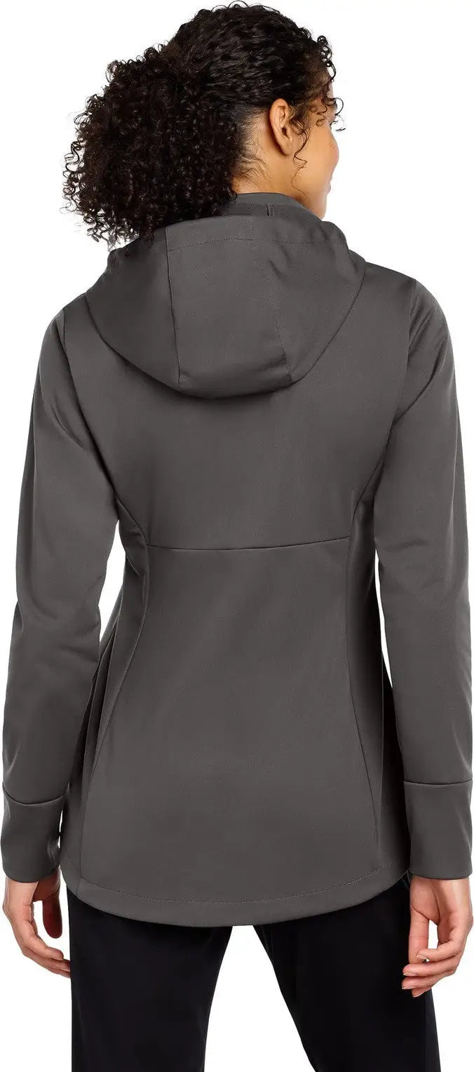 Sport-tek Lst980 Women’s Hooded Soft Shell Jacket - Graphite
