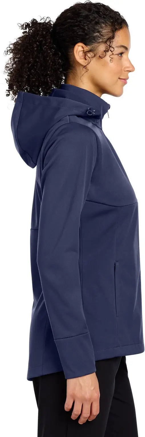 Sport-tek Lst980 Women’s Hooded Soft Shell Jacket - True Navy