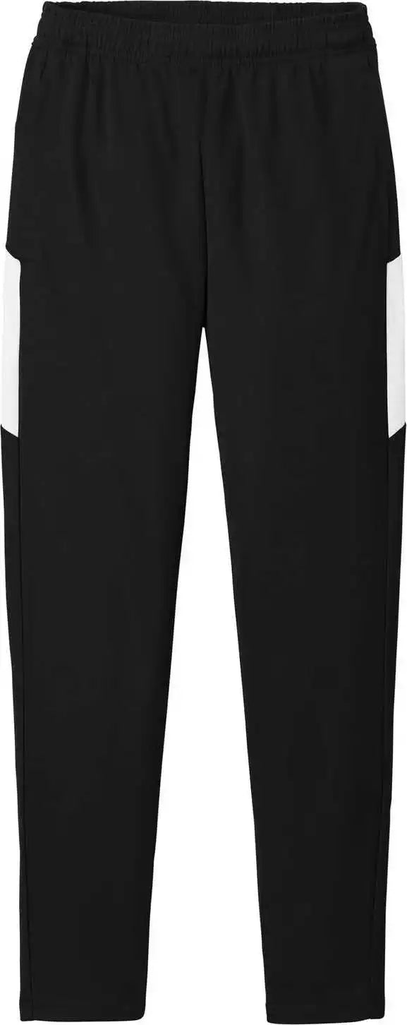 Sport Tek Pst800 Travel Pant Black/ White