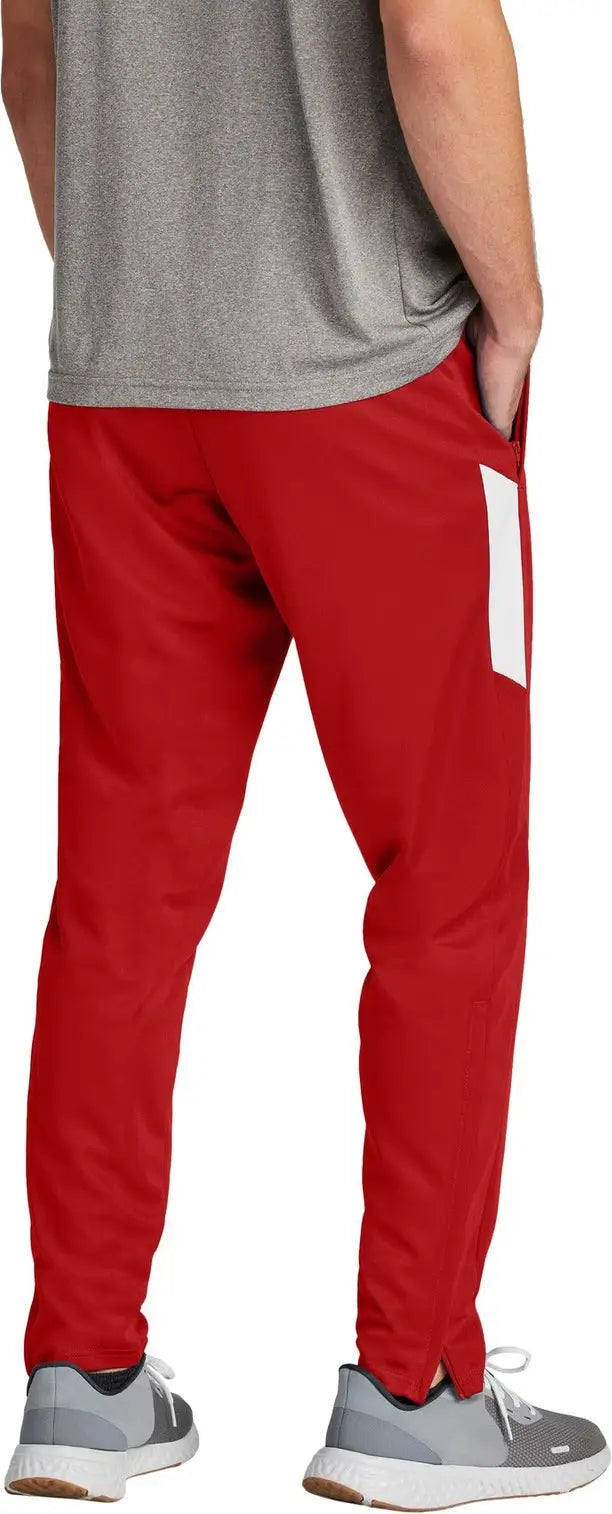 Sport-tek Pst800 Travel Pant - Deep Red White