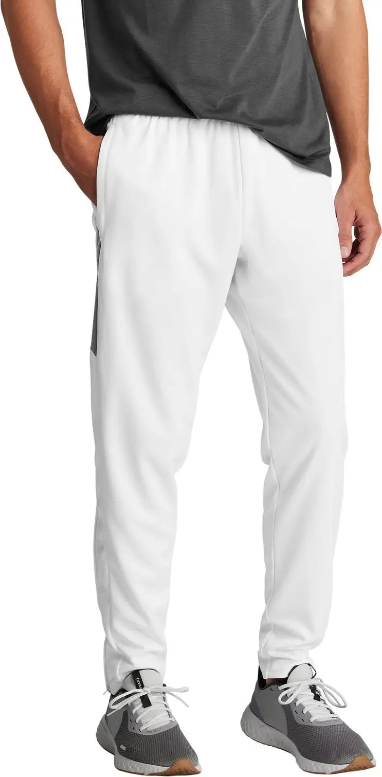 Sport-tek Pst800 Travel Pant - White Iron Gray - White/ / Adult Xs