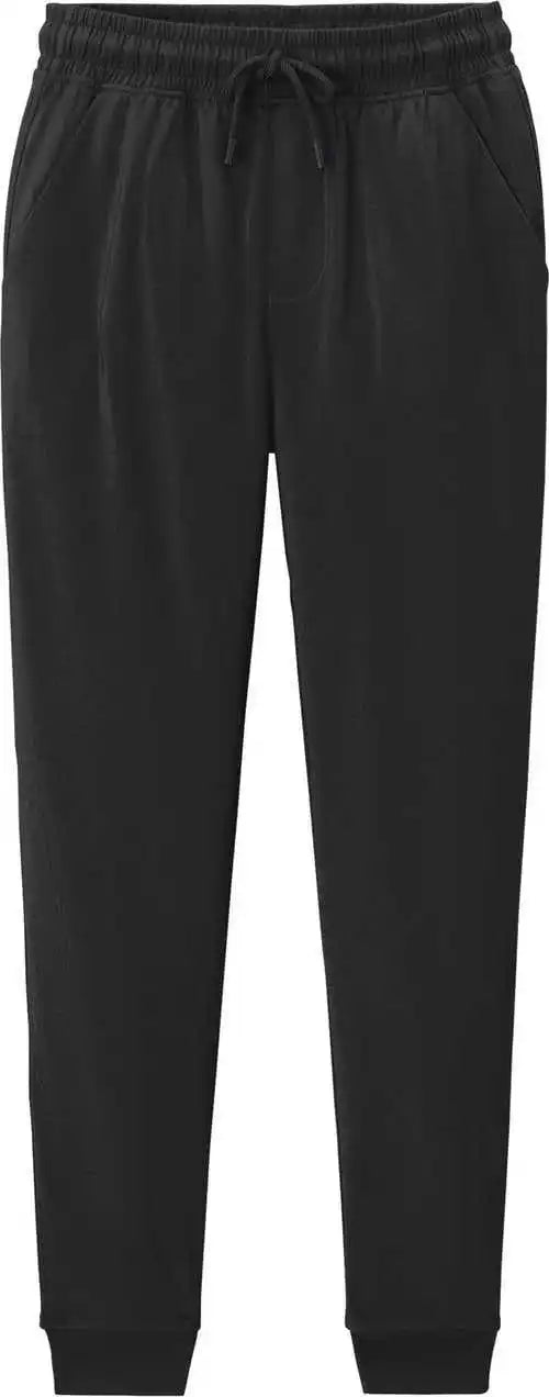 Sport Tek Pst858 Wick Stretch Jogger Black