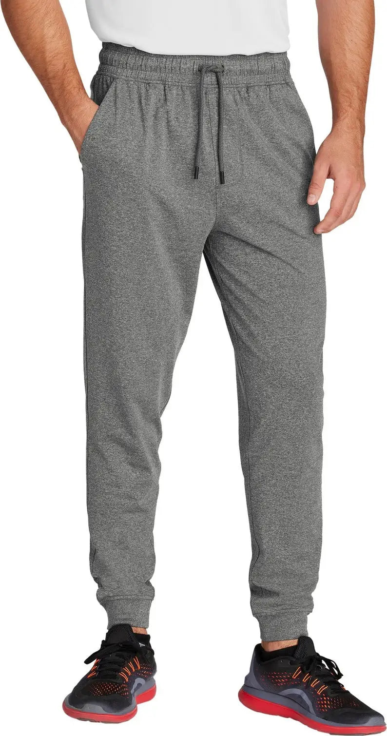 Sport-tek Pst858 Sport-wick Stretch Jogger - Charcoal Gray Heather