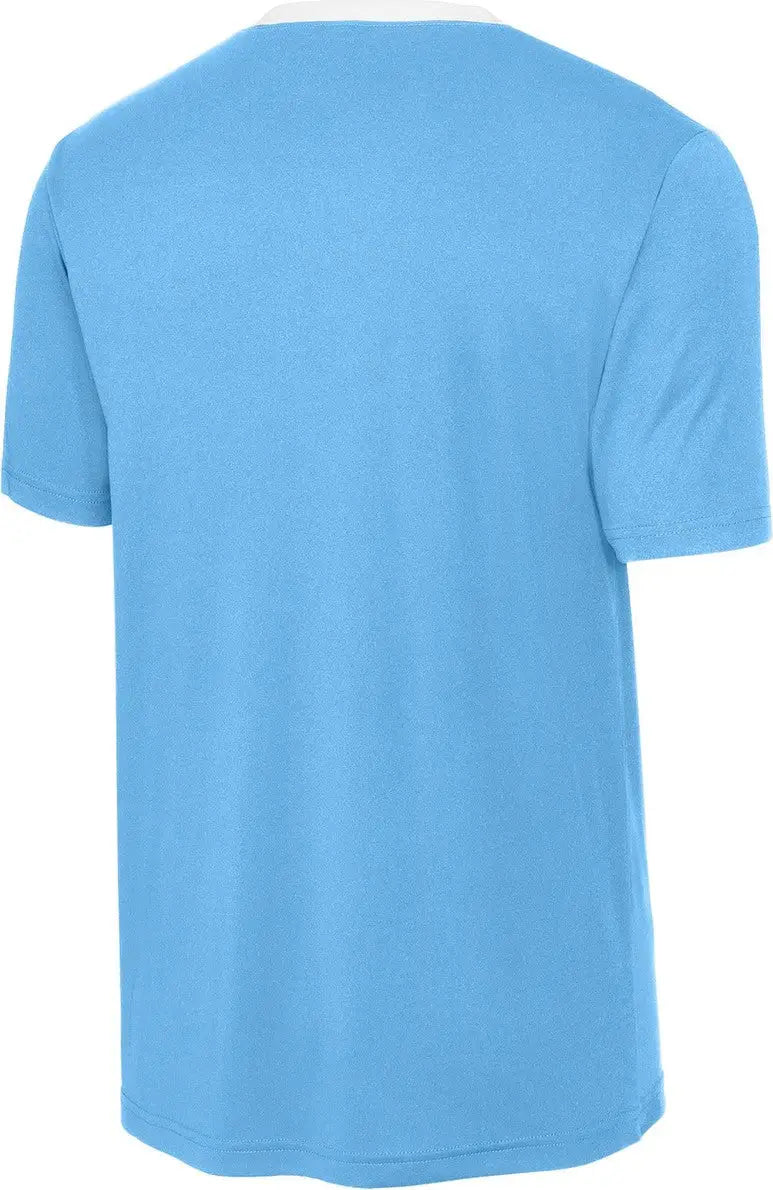 Sport-tek St100 Competitor United Crew - Carolina Blue White - Blue/ / Adult Xs