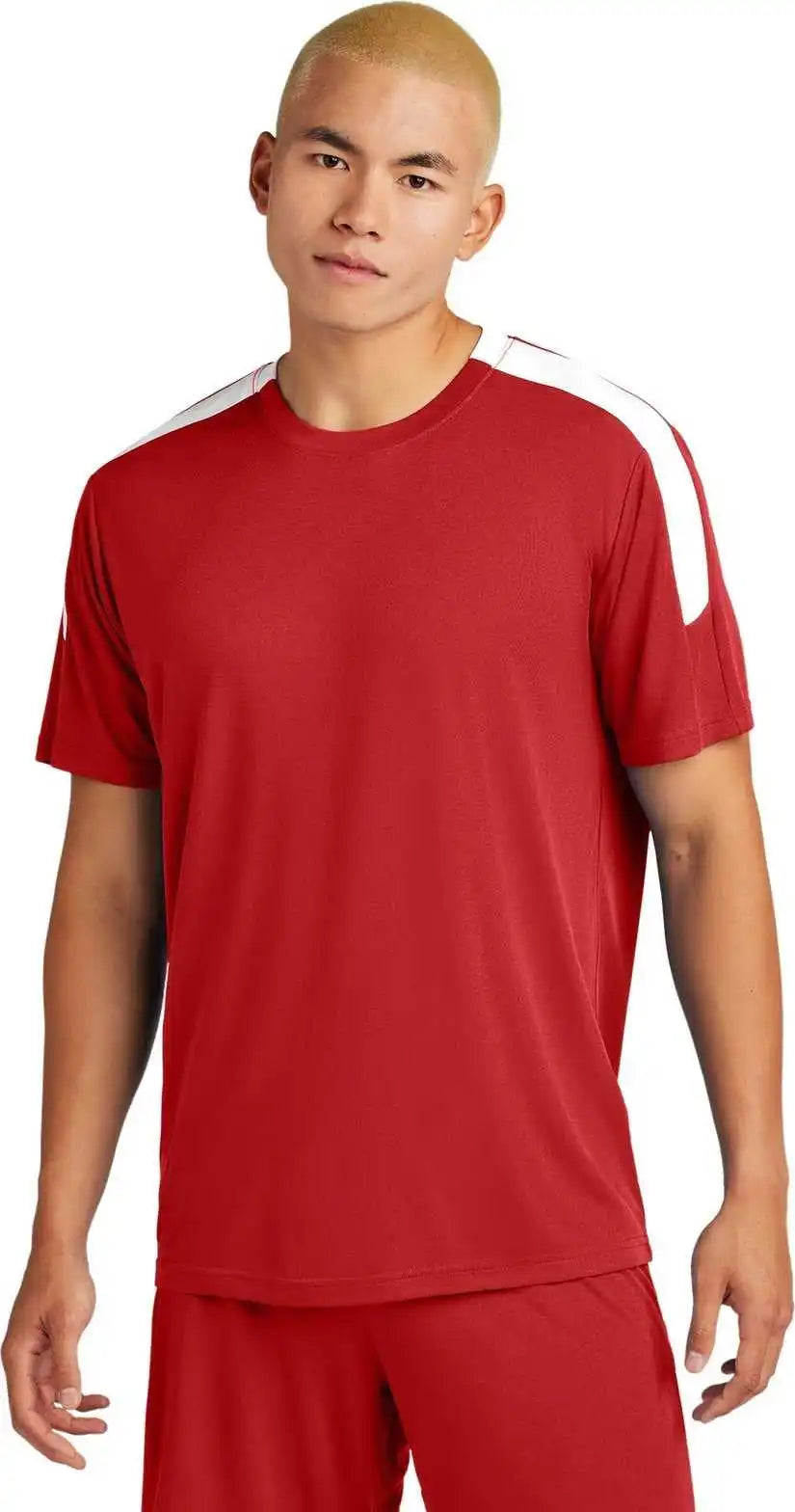 Sport Tek St100 Competitor United Crew Dprd/wht