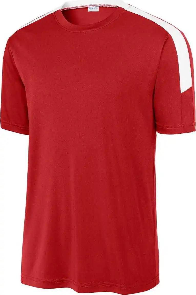 Sport Tek St100 Competitor United Crew Dprd/wht