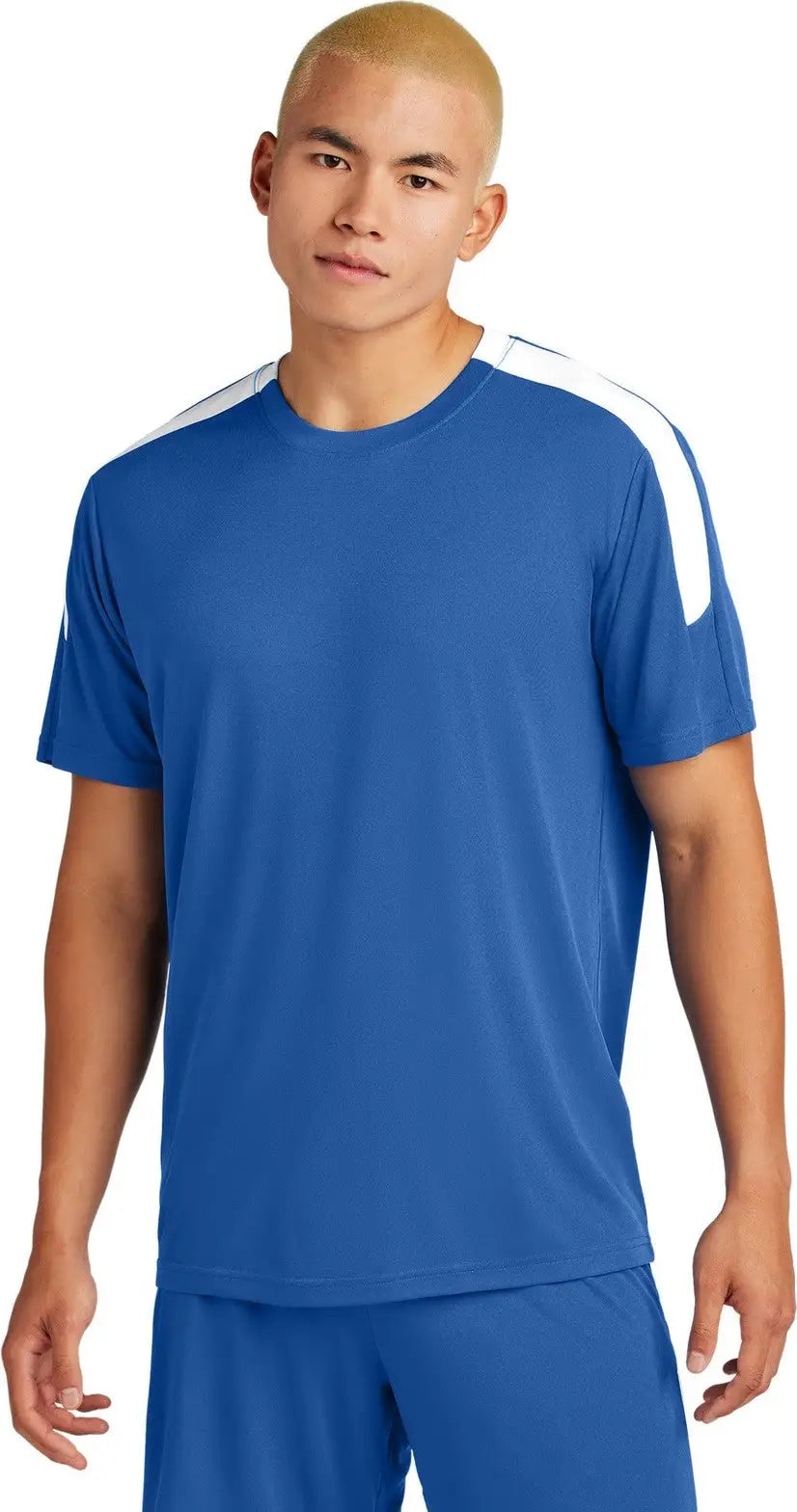 Sport-tek St100 Competitor United Crew - Royal White - Royal/ / Adult Xs