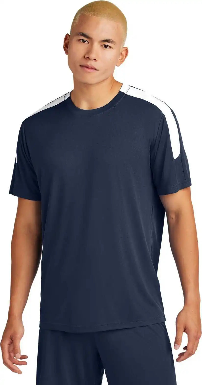 Sport-tek St100 Competitor United Crew - True Navy/ White