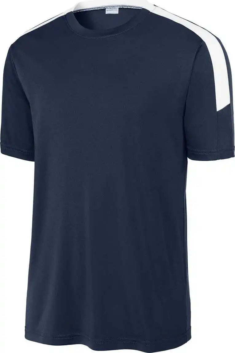 Sport-tek St100 Competitor United Crew - True Navy/ White