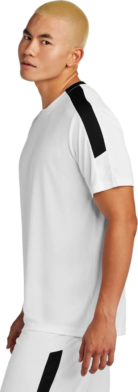 Sport-tek St100 Competitor United Crew - White Black