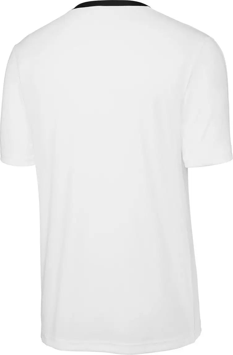 Sport-tek St100 Competitor United Crew - White Black