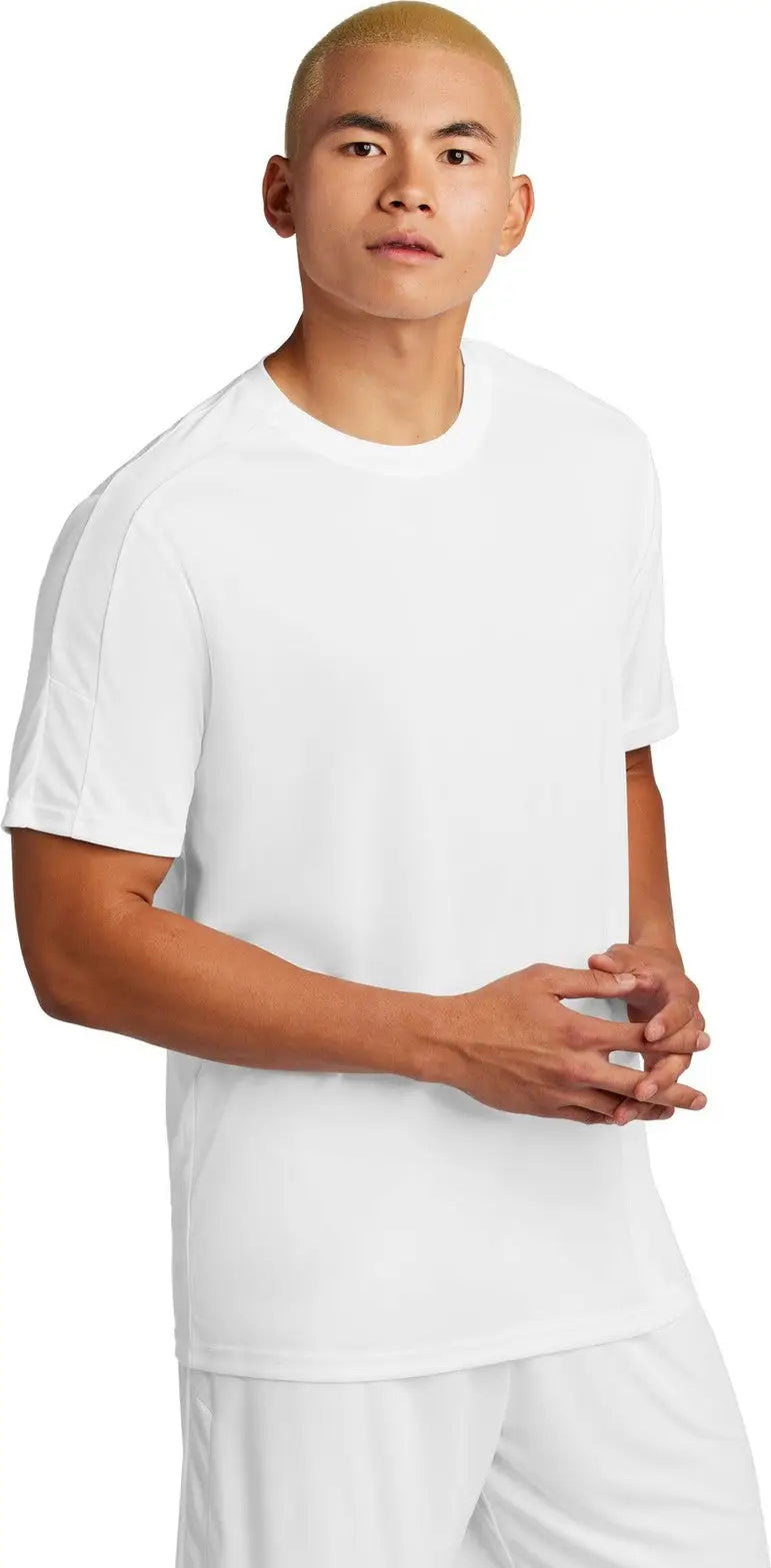 Sport-tek St100 Competitor United Crew - White - White/ / Adult Xs