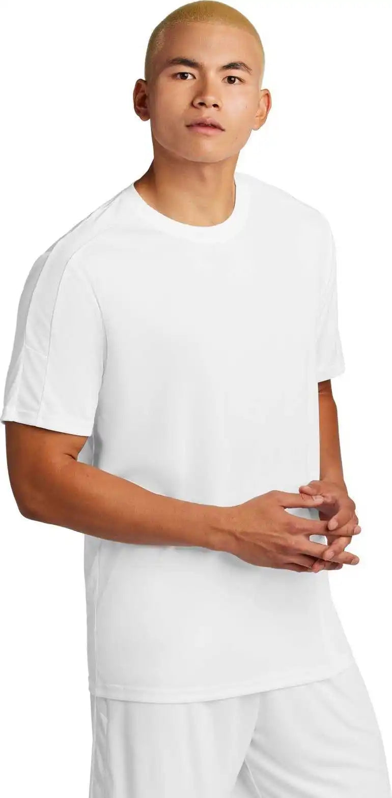 Sport Tek St100 Competitor United Crew Wht/wht