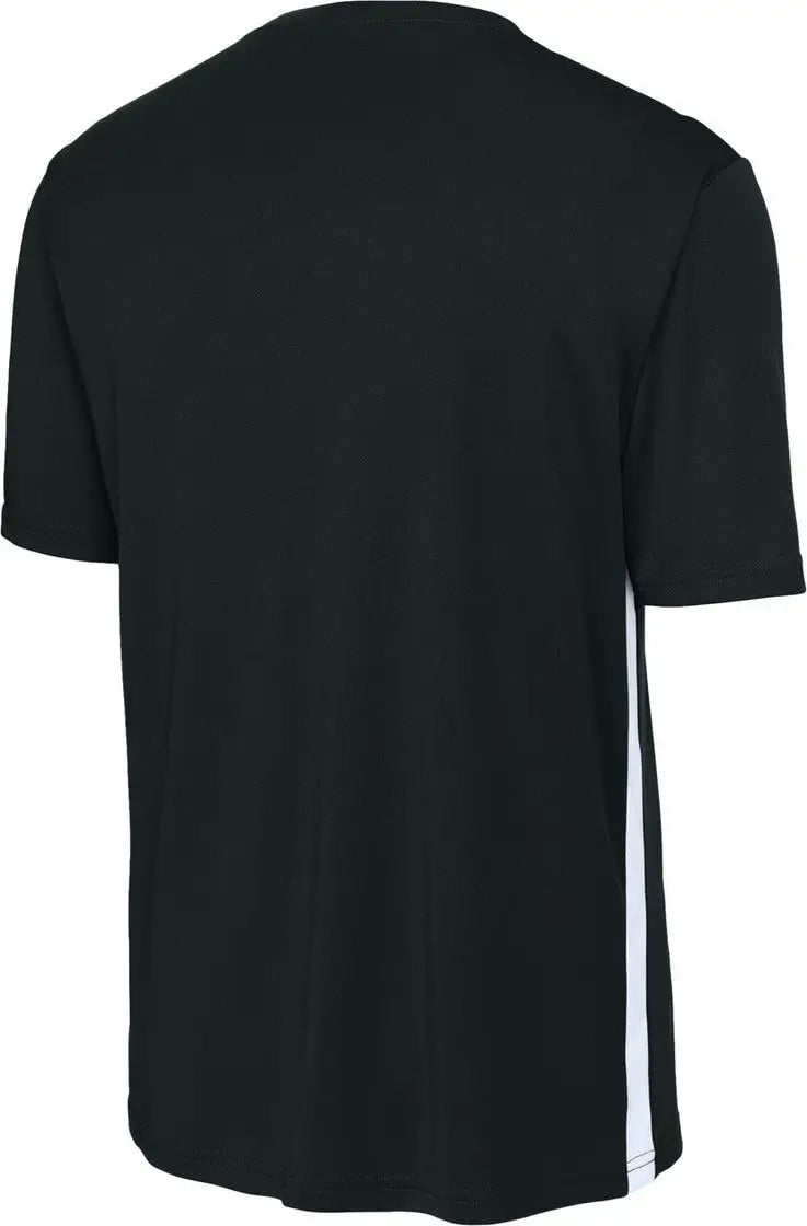 Sport-tek St101 Competitor United V-neck - Black White