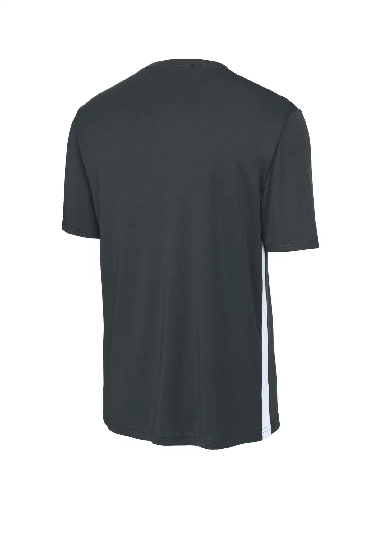Sport-tek St101 Competitor United V-neck - Iron Gray White
