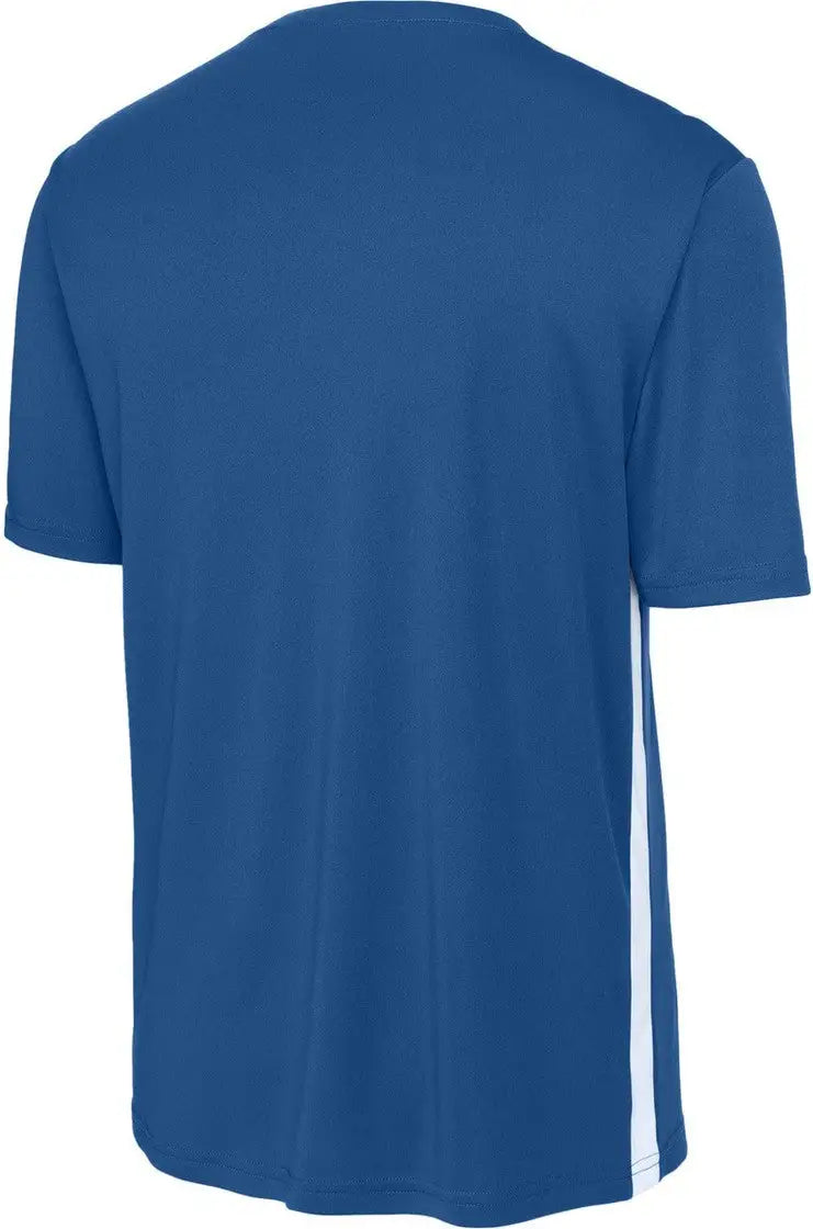 Sport-tek St101 Competitor United V-neck - Royal White
