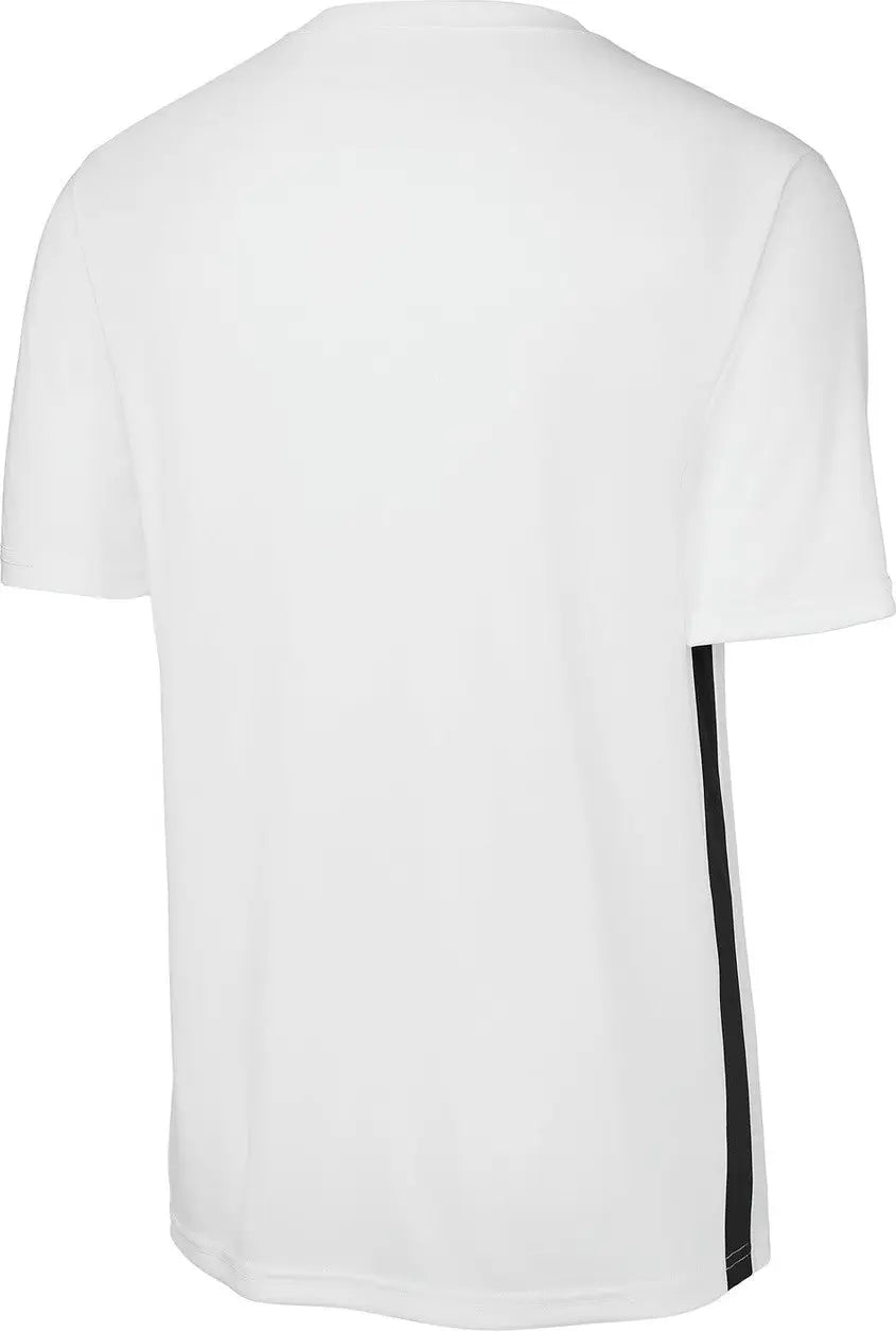 Sport-tek St101 Competitor United V-neck - White Black
