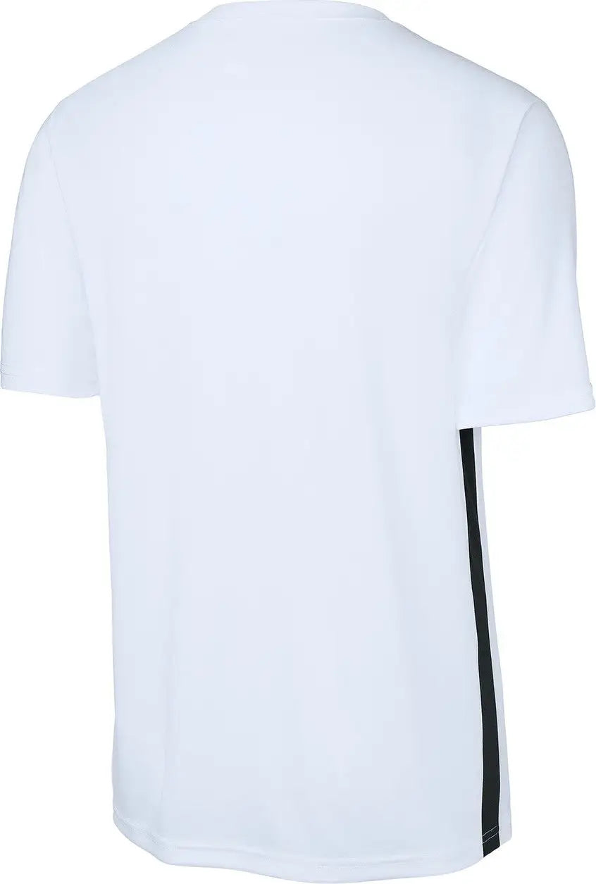 Sport-tek St101 Competitor United V-neck - White Black