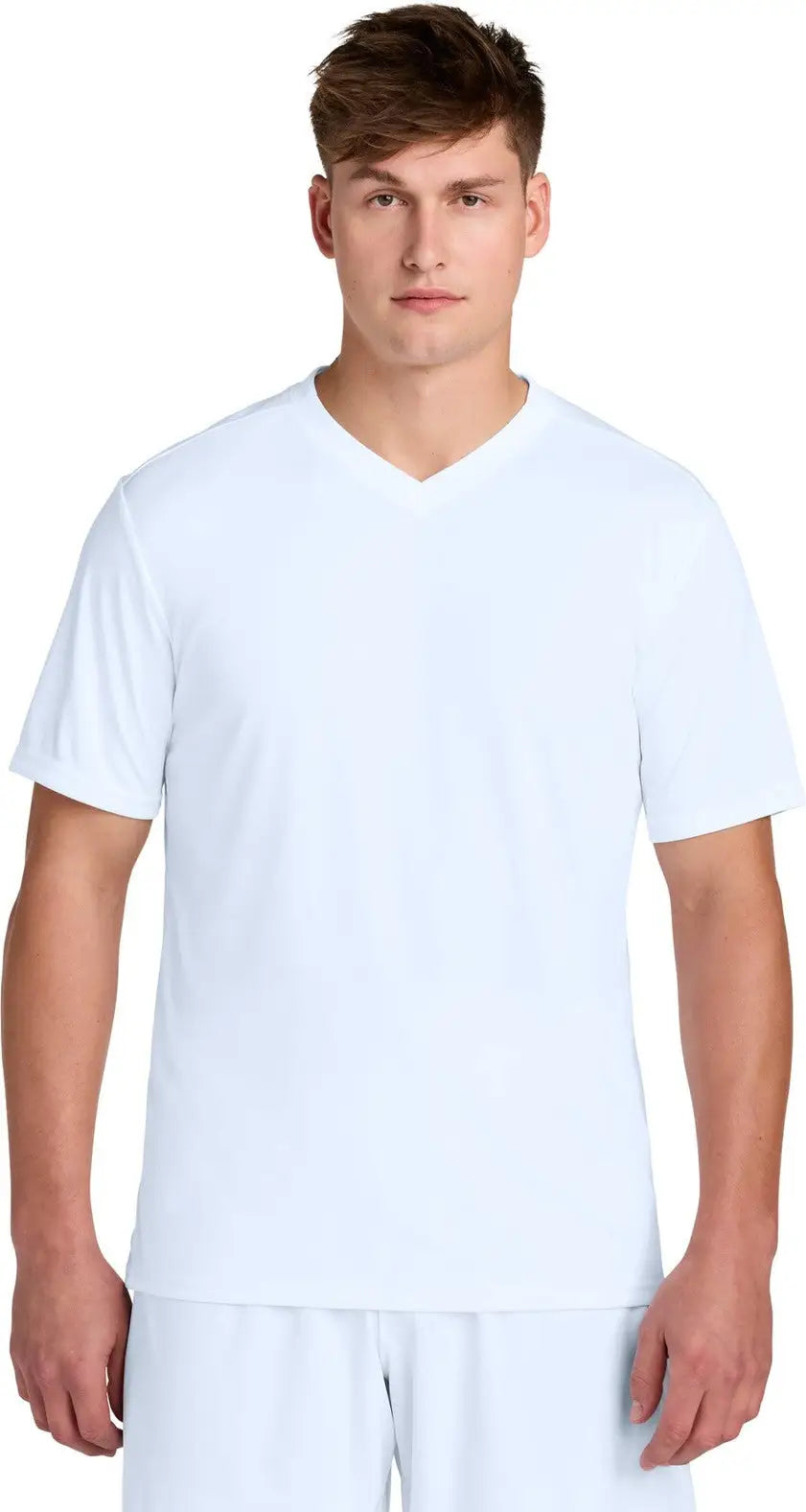 Sport-tek St101 Competitor United V-neck - White
