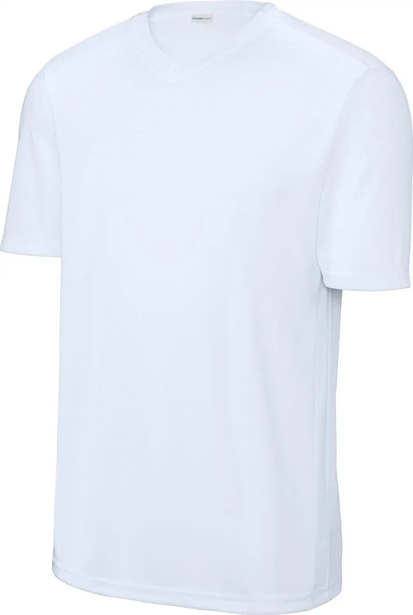 Sport-tek St101 Competitor United V-neck - White