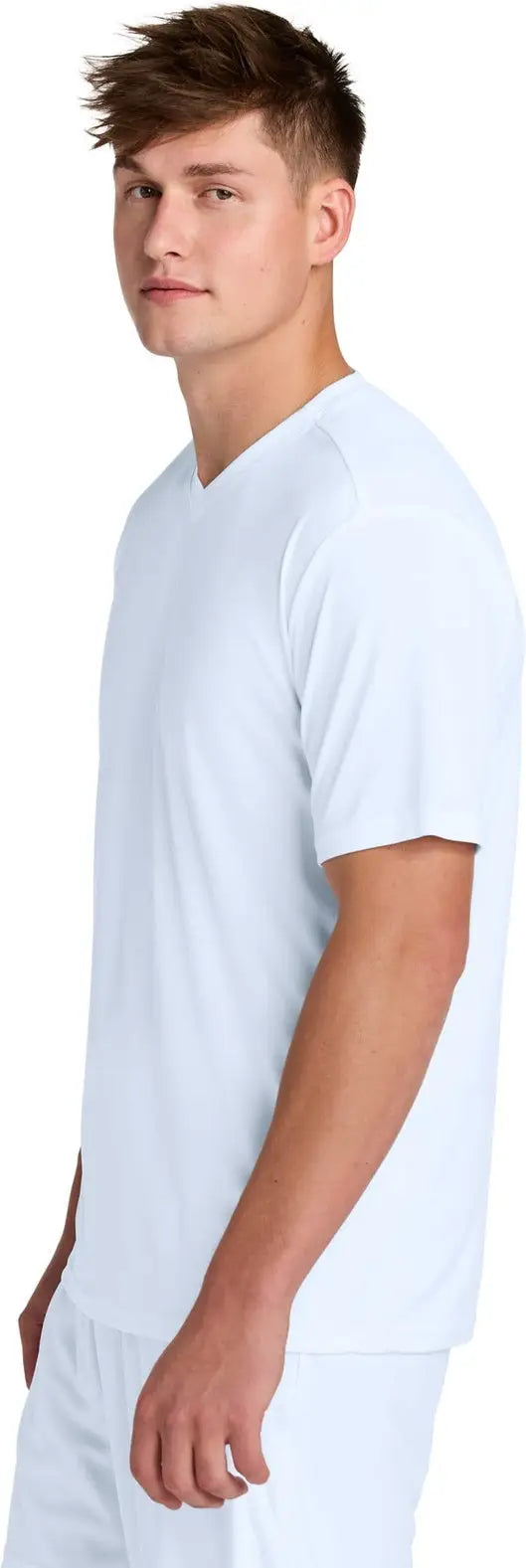 Sport-tek St101 Competitor United V-neck - White